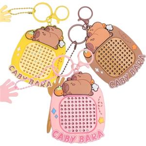 KQDRAVINE 3 Portachiavi Fidget Toys, Giochi Sensoriali con Lavagnetta Magnetica e Mappa del Labirinto, Giochi Antistress per Adulti e Bambini