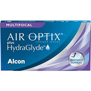 Air Optix Plus HydraGlyde Multifocal Lenti a Contatto Mensili, 6 Lenti, BC 8.6 mm, DIA 14.2 mm, ADD LOW, -1.75 Diopt