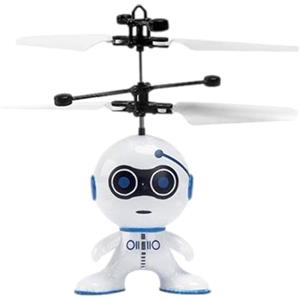 Mbiyhgta Giocattoli robot volanti - drone a induzione a infrarossi, volantino controllato a mano, mini drone ricaricabile | Giocattolo robot di movimento con luci a LED per il divertimento 'aria interna e