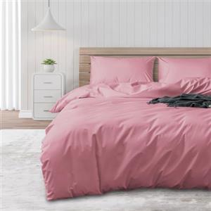 DUJUIKE Copripiumino Impermeabile, Copripiumino, Anti-incontinenza, Adatto per animali domestici, Rosa, 135 x 200 cm