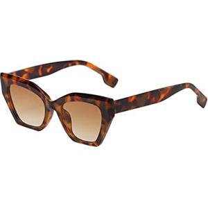 LJCZKA Occhiali da Sole Occhio di Gatto Donna, Occhiali da Sole Vintage Gatto Retro Occhiali Cat Eye Donna Sole Protezione UV400