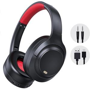 OBEST Cuffie Bluetooth 5.3 Senza Fili Cancellazione Rumore Ibrida, Cuffie Wireless Bluetooth Audio Hi-Res, 30 Ore di Riproduzione in Modalità ANC, Comode Cuffie Over-ear per Viaggio/Casa/Ufficio