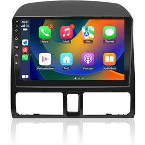 LEXXSON Carplay Radio Android Autoradio per Honda CRV 2001-2006 | 9 pollici Touch Screen Radio Bluetooth Wifi Android Auto Navigazione GPS Schermo diviso Controllo del volante Lettore USB 2G + 32G