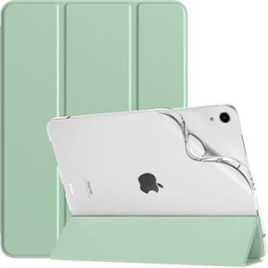 TiMOVO Cover Compatibile con iPad Air 11 Pollici (M3/M2-2025/2024), iPad Air 5/4 Generazione 2022/2020 10,9", Custodia con Morbido Posteriore in TPU Smerigliata, Auto Sveglia/Sonno, Verde