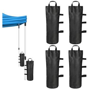 Libershine Set di 4 Sacchi di Sabbia per Gazebo, Sacchi Pesi Gazebo Zavorra di Grado Industriale 1680D, sacchi sabbia sacchetti pesi grado industriale per Padiglioni Tende (Sand non Incluso)