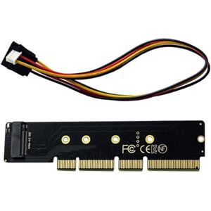 chenyang CY M.2 Chiave M NGFF NVMe AHCI SSD su PCIe 3.0 X16 X8 X4 Adattatore di alimentazione per SSD da 110mm 80mm 1HE Server