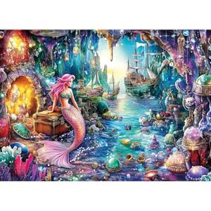 MOJIGE Puzzle 1000 pezzi, Puzzle per adulti, Un puzzle impegnativo, Giochi di puzzle per tutto per le donne, Regali per gli uomini, Tema: Sirena sotto il mare