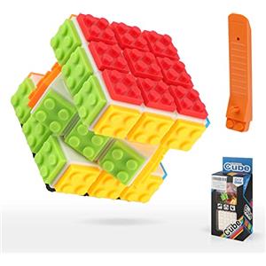 CPROSP Speed Cube 3 x 3, Cubo di Velocita, Cubo Magico, Rimovibile, Giocattolo Educativo per Bambini e Adulti, Bianco