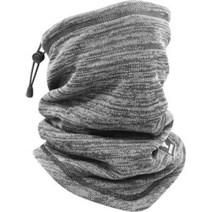 HNOOM Scaldacollo Invernale Caldo e Morbido in Pile, Sciarpa da Donna e da Uomo, Regolabile Scaldacollo Antivento Multifunzione Sciarpa Tubolare Sportivo Sottocasco per Moto, Sci, Ciclismo (Grigio)