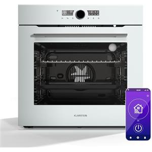 Klarstein Illuminosa Smart - Forno da Incasso, 73 L, 11 Funzioni, Controllo WiFi, Classe A+, Sportello a Triplo Vetro, Forno Elettrico Ventilato, Timer, Design Elegante