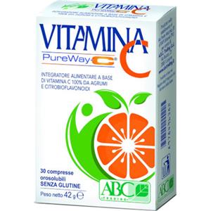 A.B.C. TRADING Srl VITAMINA C PUREWAY C 30CPR ORO