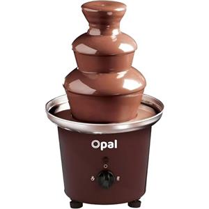 Opal OCF11 Opal 0.9L Grande macchina elettrica a 3 livelli della fonduta della fontana di cioccolato dell'acciaio inossidabile con la base calda del vaso di fusione