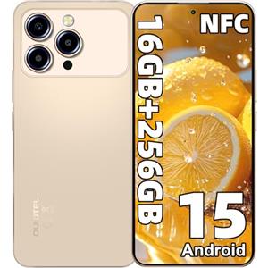 OUKITEL P1 PRO Smartphone Android 15, 16GB+256GB/2TB Telefono Cellulare Helio G100, 6,7" FHD+ 120Hz AMOLED Display, 5150mAh Cellulare 50MP+32MP, NFC/Doppia SIM 4G/Impronta Digitale/Sblocco Facciale