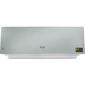 Argo Chic Silver Termoventilatore Ceramico a Parete, Standard, Argento