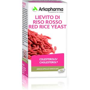Arkopharma Lievito di Riso Rosso Bio - Integratore Alimentare per il Controllo del Colesterolo - 45 Capsule