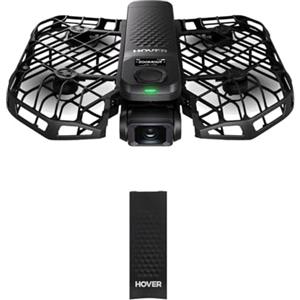 HOVERAir X1 PRO Action Cam Volante, drone 4k pieghevole con 10+ Modalità di Volo Completamente Automatiche, 42 KM/H Velocità di Follow, Vola Ovunque con OmniTerrain(Standard)&battery