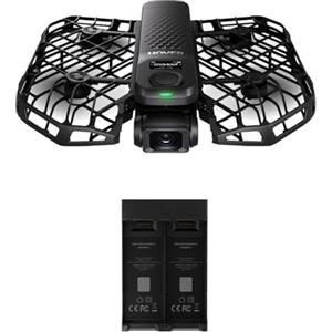 HOVERAir X1 PRO Action Cam Volante, drone 4k pieghevole con 10+ Modalità di Volo Completamente Automatiche, 42 KM/H Velocità di Follow, Vola Ovunque con OmniTerrain(Standard)&charging hub