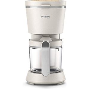 Philips Macchina da Caffè Americano - Eco Conscious Edition, Caraffa in Vetro da 1,2 lt, 15 Tazze, in Bioplastica, Bianco Satinato Opaco (HD5120/00)