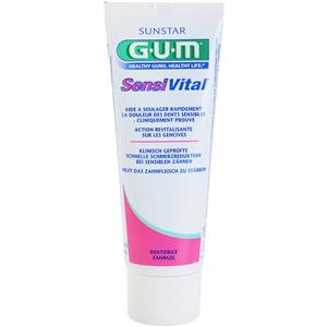 G.U.M SensiVital Dentifricio 75 ml - Sollievo per Denti Sensibili, Azione Antisensibilità e Rimineralizzante