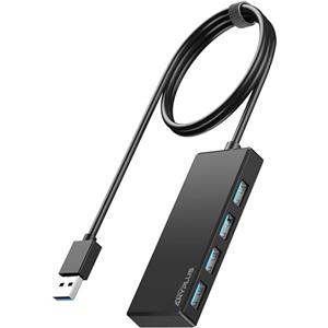 ANYPLUS Hub USB, Adattatore splitter USB multiporta, Prolunga Usb Hub 3.0 per laptop, PC, iMac, Surface Pro, MacBook, Mac Pro, Flash Drive, XPS, Mouse, HD