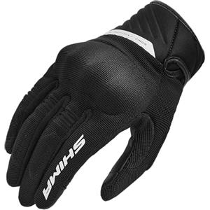 SHIMA SONIC Guanti Moto Estivi Donna Tessile Pelle Corto Ventilato Omologati Guanto per Motocicletta Ventilata Touchscreen Motocross Protettore Rinforzato Abbigliamento Città (Donne, Bianco, S)