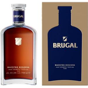 Brugal Maestro Reserva Rum, Repubblica Dominicana, Tostatura Aromatica Intensa, 41.2°, 700ml