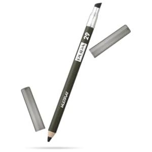Pupa Matita Occhi Multiplay Military Green - Triplo Uso Eyeliner, Ombretto e Kajal - Adatta per Occhi sensibili e Lenti a contatto (Colore 29 Military Green) Formato 1,2 g
