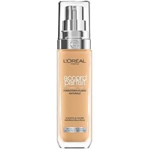 L'Oreal Paris L'Oréal Paris Fondotinta Liquido, Incarnato Uniforme e Illuminato, Finish Naturale, Per Tutti i Tipi di Pelle, Formula con Acido Ialuronico, Accord Parfait, Tonalità: 5.5R/C Rose Sun, 30 ml