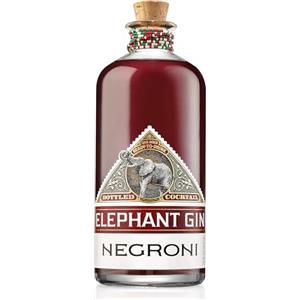 Elephant Gin, Negroni Cocktail Pronto da Bere, 700ml, Ideale per Negroni Premium, Note Dolci e Amare Equilibrate, Miscela di Elephant Barrel Aged Gin, Vermouth e Bitters, Idea Regalo, 28% Vol.