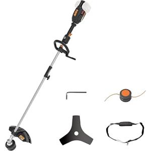 WORX Nitro Tagliabordi e Decespugliatore a batteria 40 V (2X20 V) | WG186E.92 | PowerShare | Non include batteria o caricabatteria | Possibilità di collegare accessori per motosega e spazzola