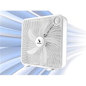 Beper P206VEN550 Ventilatore Grande Potente, 50 cm - Box Fan con 5 Pale da Terra o Tavolo, Pensato per Grandi Ambienti