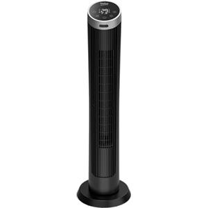 BEKO EFW6900B Ventilatore a Torre Digitale, 45W, 4 Velocità, Display LED, Oscillazione 70°, Timer 24h, Nero