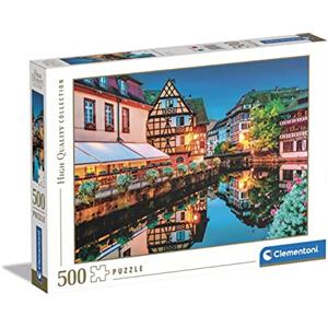 Clementoni - 35147 Collection - Strasbourg Old Town - 500 Pezzi - Puzzle Adulti, Made In Italy