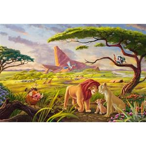 Schmidt Spiele 56560 Thomas Kinkade, Disney, The Lion King, Remember Who You Are, Puzzle da 200 pezzi
