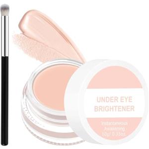 AUYAO Correttore Occhiaie Professionale, Concealer Kit con Pennello, Leggero e Idratante, Coprenza Totale e Lunga Durata, Corregge Occhiaie e Imperfezioni, Adatto a Tutti i Tipi di Pelle (Pink, 10g)