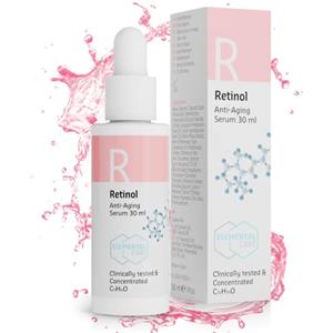 Elemental Care Siero Viso al Retinolo 30ml - Siero Illuminante Viso, Riduce le Rughe del 64% in 3 mesi - Antirughe, Contorno Occhi e Antimacchia con Effetto Istantaneo