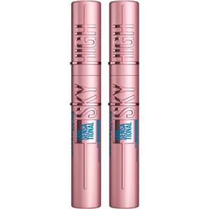 Maybelline 2x Maybelline New York Sky High Lash Sensational Mascara Volumizzante e Allungante Waterproof Colore Nero