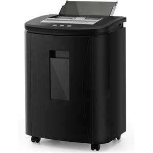 Trisruvian Distruggi Documenti Professionale Automatico: 150 Fogli Microframmenti P4 40 Minuti Continui Tritacarta Elettrico Silenzioso Cestino 25L Portatile per Ufficio/Casa/Scuola/Commerciale