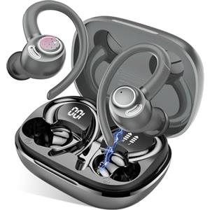 Jesebang AI Cuffie Traduzione Simultanea 3-1, Bluetooth 5.4 Traduttore Simultaneo Vocale con 164 Lingue, Auricolari Traduttori Istantanei con 7 Modalità, Cuffie Bluetooth 48 Ore per Viaggi/Affari, Grigio