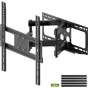 XINLEI Supporto TV a parete, supporto TV a parete per TV piatte e curve da 26-70 pollici fino a 45 kg, supporto TV max. VESA 400x400 mm