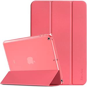 EasyAcc Custodia Compatibile con iPad 9.7 2018 iPad 6/2017 iPad 5, Custodia Smart Cover Posteriore Opaca Traslucida per iPad da 9,7 Pollici A1822 A1823 A1954 A1893,Anguria rossa