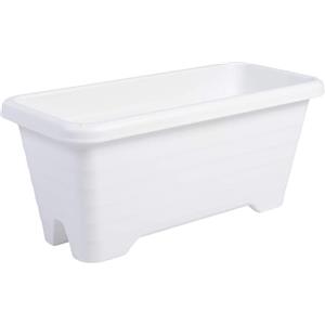 Iris Ohyama, Vaso per piante, fioriera sospesa con sistema di drenaggio dell'acqua per il giardinaggio - Air Planter600, Bianca