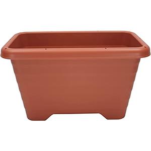 Iris Ohyama, Vaso per piante, fioriera sospesa con sistema di drenaggio dell'acqua per il giardinaggio - Air Planter450, Marrone