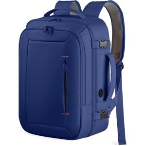 HOTOR Zaino Easyjet 44x20x30 - Zaino da Viaggio Zaino Porta PC Multi-Tasca e Portatile, Bagaglio a Mano Compatibile Easyjet, Con Foro USB, Per Donna e Uomo, Viaggi in Aereo e Trekking, Blu Scuro