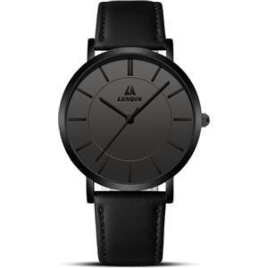 LN LENQIN Orologio Uomo Analogico Al Quarzo 30M Impermeabile Orologi Da Polso Da Uomo Moda Business Orologio da Di Design Cinturino in Pelle