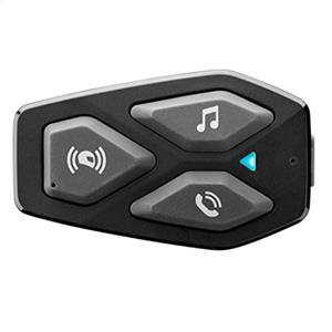 INTERPHONE COM3 - Singolo - Interfono Auricolare Moto Bluetooth 5.1 da Casco Moto, Auricolari 32mm, Uso Moto Moto, Distanza 500Mt, Autonomia 10 Ore, Musica, GPS, Impermeabile IP67, Universale