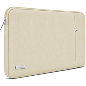 TECOOL Custodia pc 14 Pollici per Laptop, Notebook Porta Computer per 14" HP Pavilion Elitebook Lenovo Thinkpad Ideapad dell Acer ASUS Chromebook, MacBook Air 15 M4 M3 2025-2023 Borsa,Beige