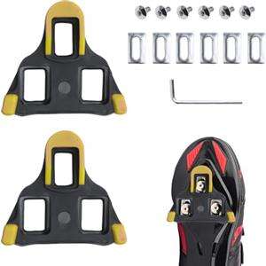 CWPFVQA 1 Set di Lucchetti per Scarpe da Bicicletta, Tacchette per Scarpe da Bici da Strada, Lucchetti per Scarpe da Mountain Bike, Lucchetti Antiscivolo per Scarpe da Bicicletta