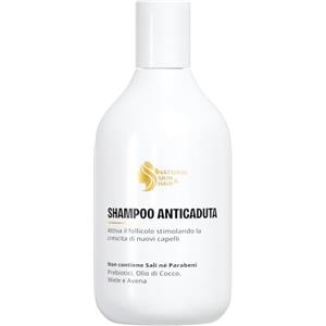 nsh. Natural Skin & Hair nsh. Shampoo Anticaduta Uomo e Donna con Prebiotici, Miele 100% Naturale e Olio di Cocco. Equilibra il Cuoio Capelluto e Accelerare la Crescita dei Capelli. Senza Sale e Parabeni.