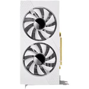 Fuhjythy Scheda Grafica RX 580 8GB GDDR5 Video Memory AMD 256Bit Scheda Video Interfaccia DVI per Computer da Gioco da Desktop B